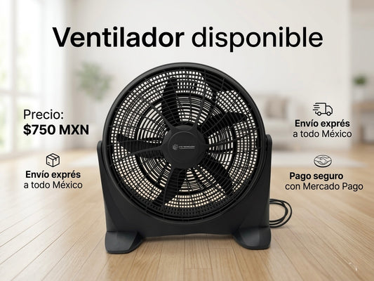 Ventilador de piso 20” potente.
